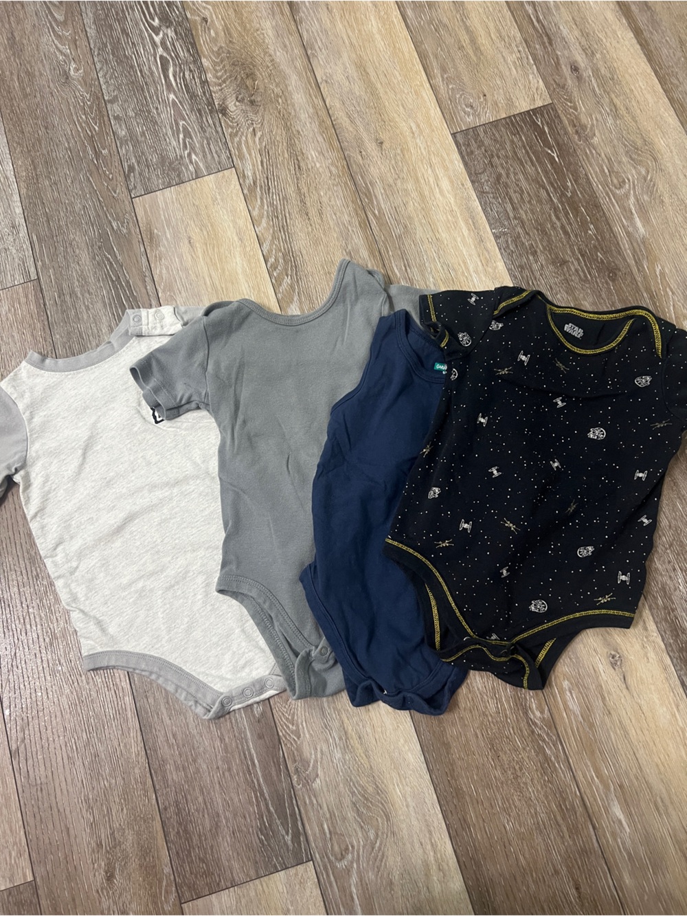 Bundle baby boy short sleeve bodysuits